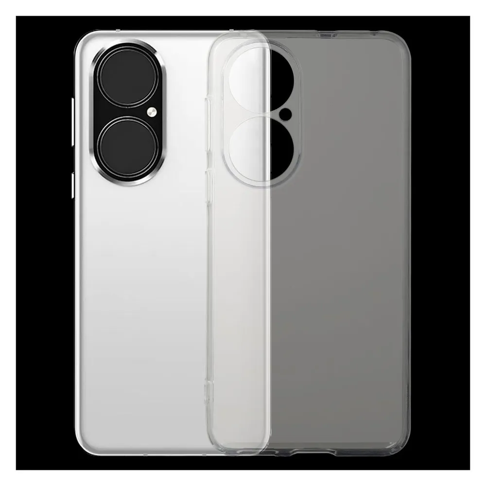 König Design Hülle Handy Schutz für Huawei P50 Case Cover Tasche Etuis Bumper Transparent Neu