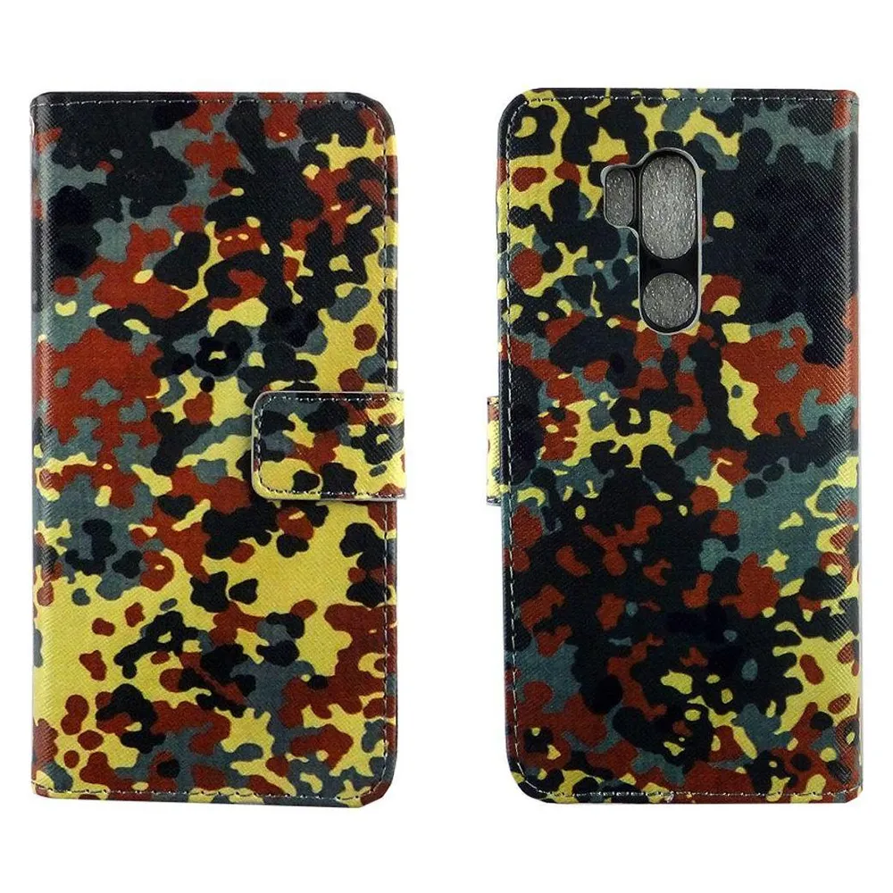 König Design Hülle Handy Schutz für LG G7 Case Cover Tasche Wallet Etui Handyhülle Bumper Neu (LG G7)