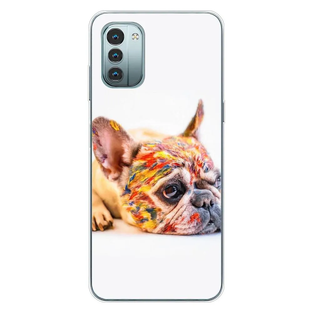König Design Hülle Handy Schutz für Nokia G11 Case Cover Tasche Bumper Etuis Backcover TPU (Nokia G11)