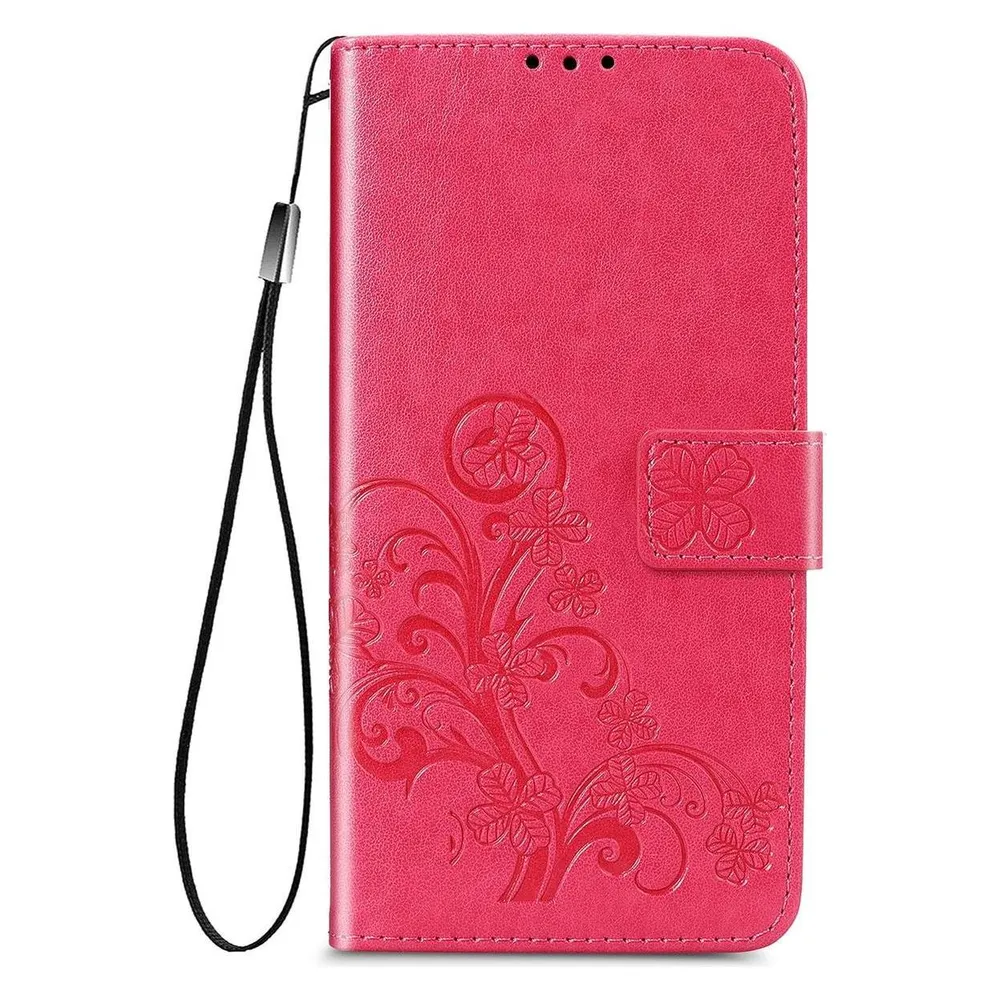 König Design Hülle Handy Schutz für Samsung Galaxy A72 5G Case Flip Cover Tasche Etuis Pink
