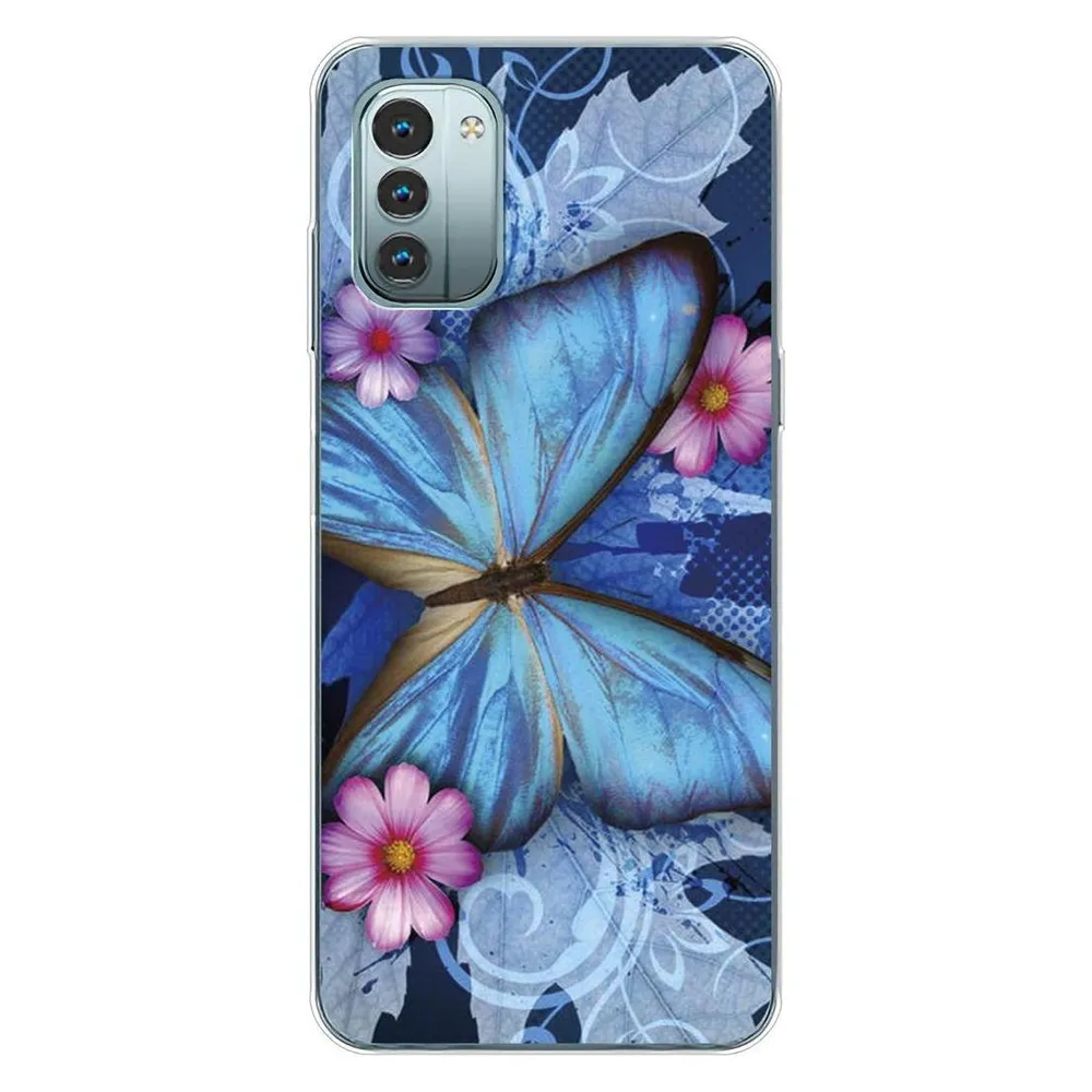 König Design Hülle Handy Schutz für Nokia G11 Case Cover Tasche Bumper Etuis Backcover TPU (Nokia G11)