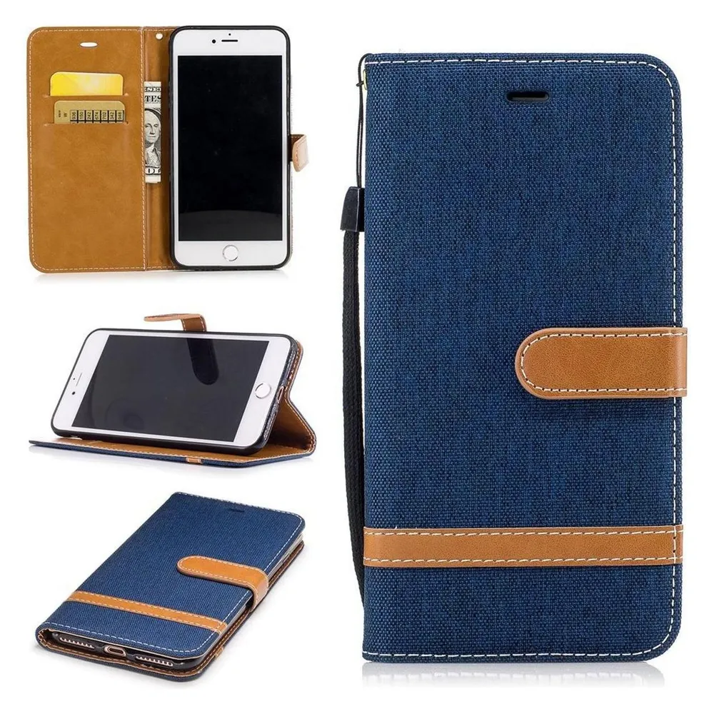 König Design Hülle Handy Schutz für Apple iPhone 8 Plus Case Cover Tasche Wallet Etui Bumper (Apple iPhone 8 Plus)