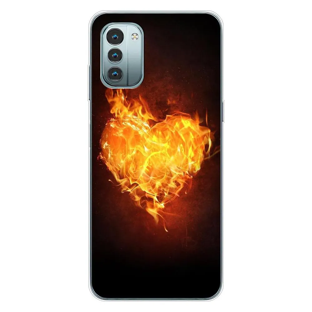 König Design Hülle Handy Schutz für Nokia G11 Case Cover Tasche Bumper Etuis Backcover TPU (Nokia G11)