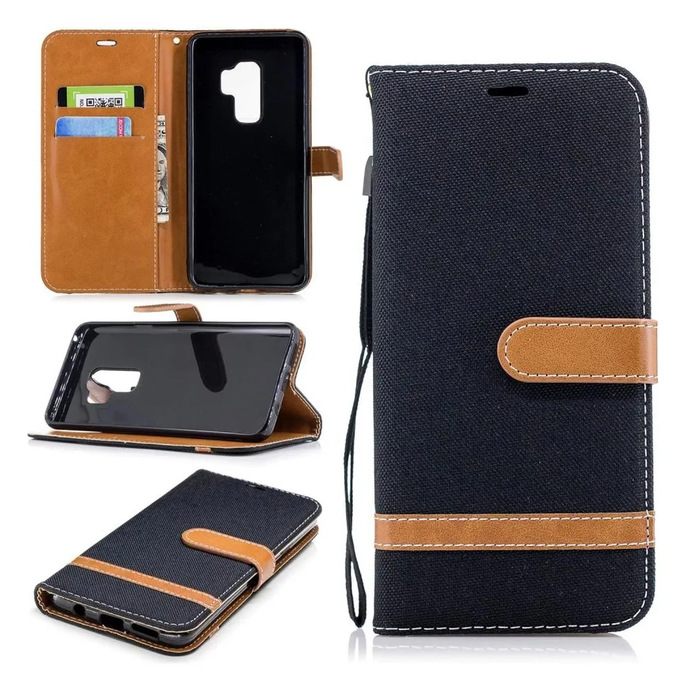 König Design Hülle Handy Schutz für Samsung Galaxy S9 Plus Case Cover Tasche Wallet Etui Neu (Samsung Galaxy S9+)