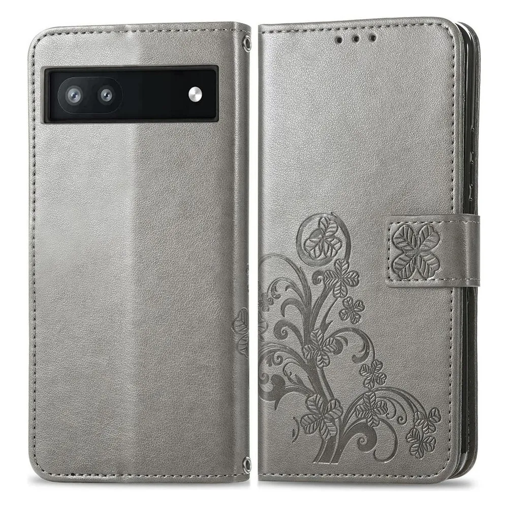 König Design Hülle Handy Schutz für Google Pixel 6a Case Cover Bumper Kartenfach Etuis Tasche (Google Pixel 6a)