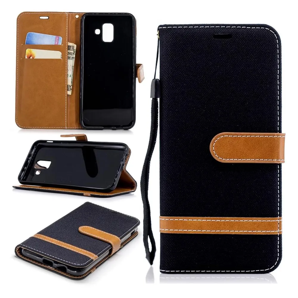 König Design Hülle Handy Schutz für Samsung Galaxy A6 (2018) Case Cover Tasche Wallet Etui (Samsung Galaxy A6 (2018))