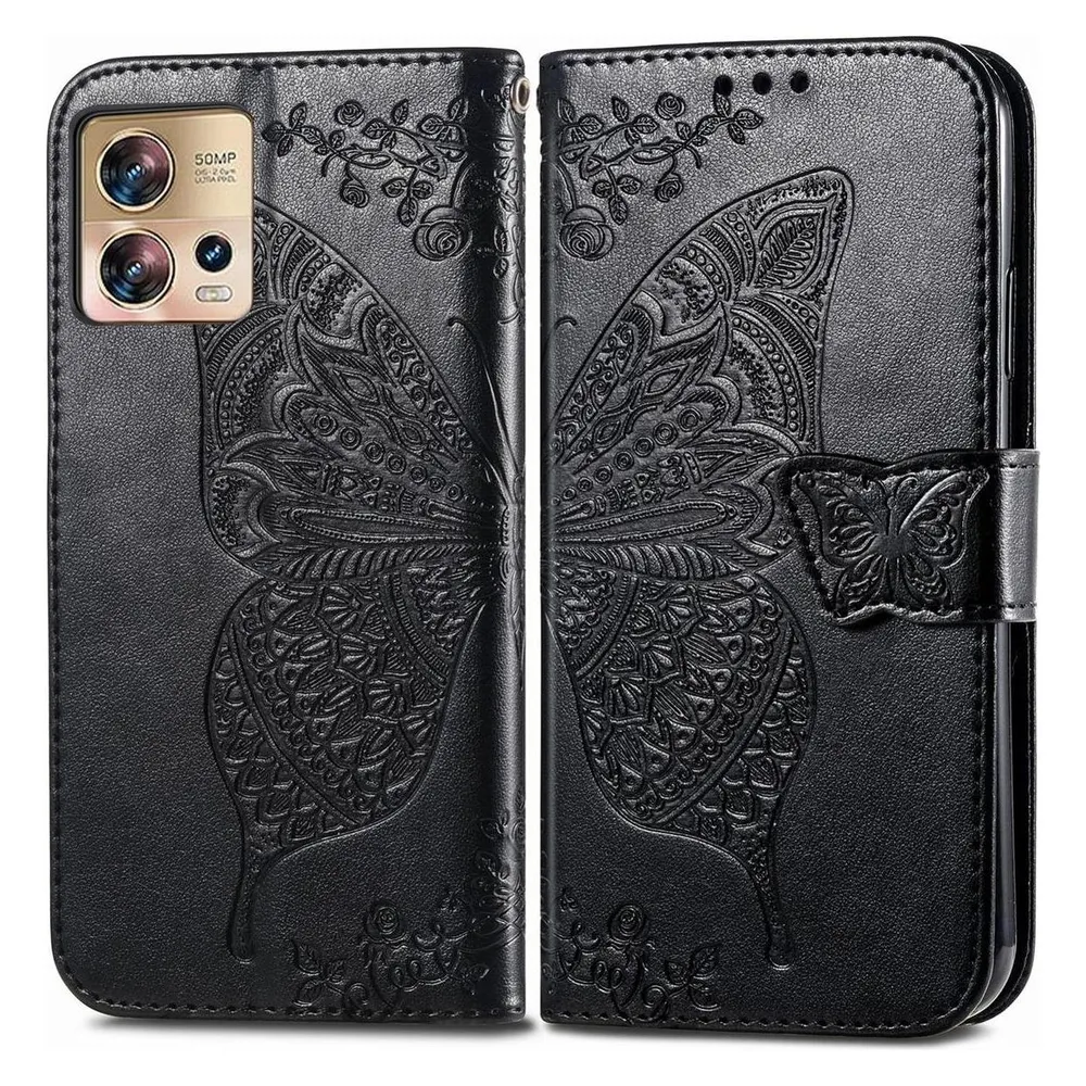 König Design Hülle Handy Schutz für Motorola Edge 30 Fusion Case Cover Tasche Etuis Wallet (Motorola Edge 30 Fusion)