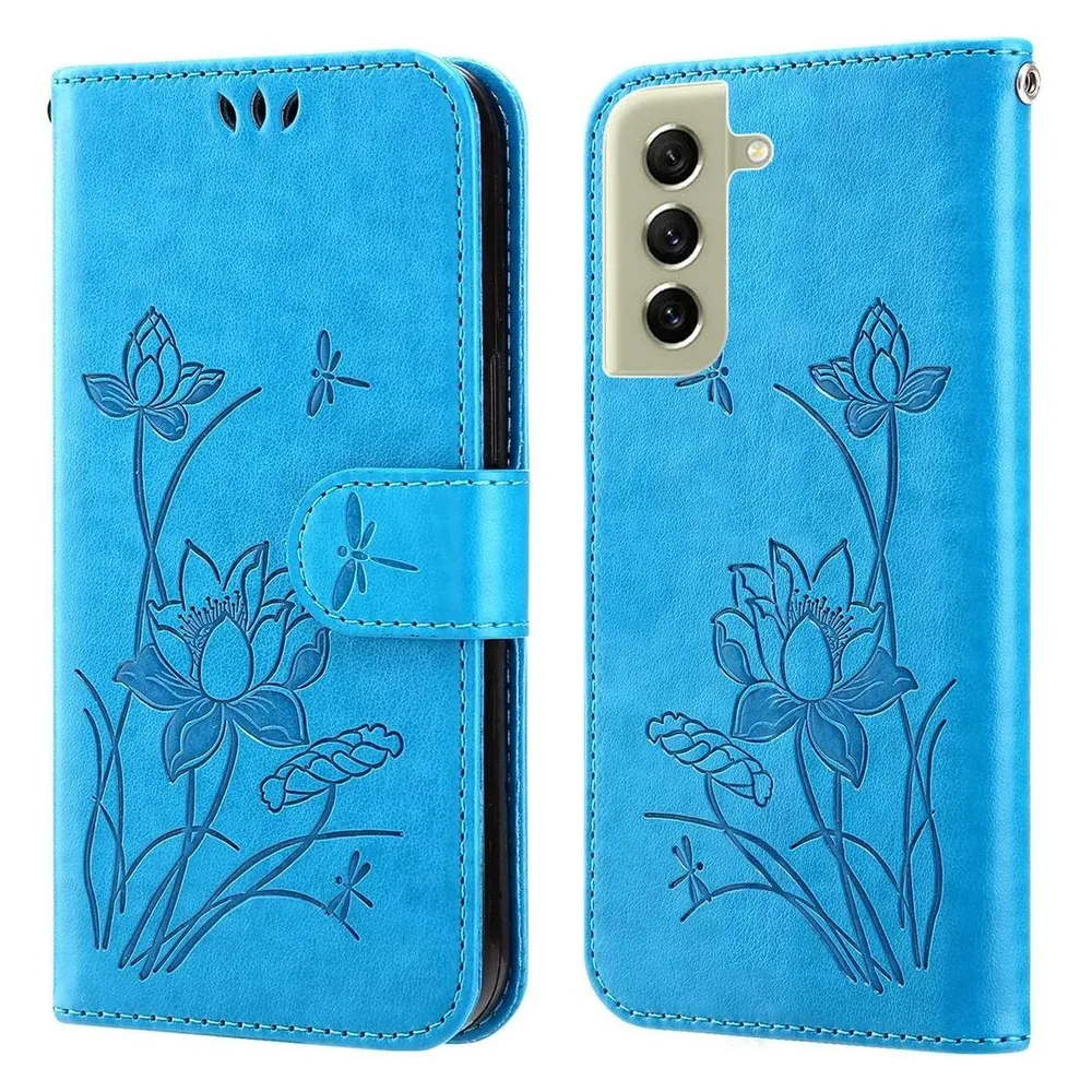 König Design Hülle Handy Schutz für Samsung Galaxy S21 FE Case Cover Tasche Bumper Wallet Neu (Samsung Galaxy S21 FE)