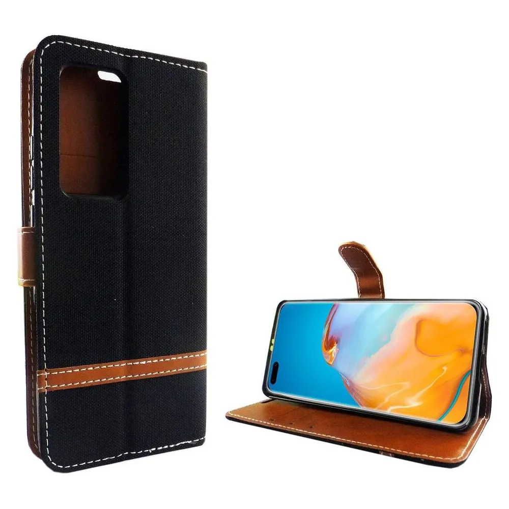 König Design Hülle Handy Schutz für Huawei P40 Pro Case Cover Tasche Wallet Etui Handyhülle (Huawei P40 Pro)