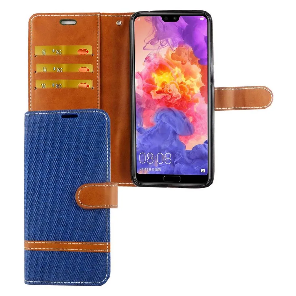 König Design Hülle Handy Schutz für Huawei P20 Pro Case Cover Tasche Wallet Etui Handyhülle (Huawei P20 Pro)