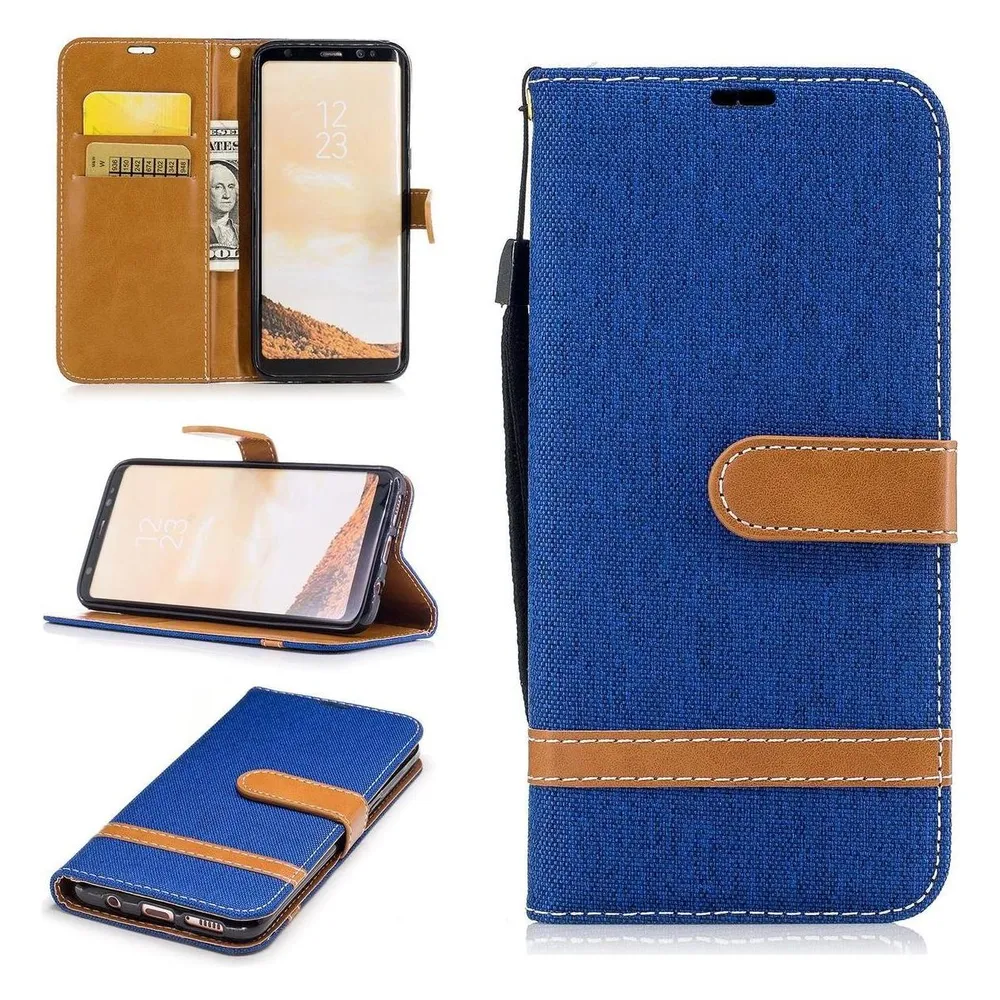 König Design Hülle Handy Schutz für Samsung Galaxy S8 Case Cover Tasche Wallet Etui Bumper (Samsung Galaxy S8)