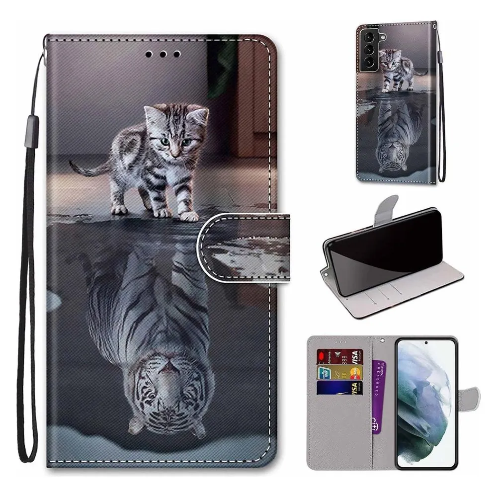 König Design Hülle Handy Schutz für Samsung Galaxy S22 Plus 5G Case Flip Cover Tasche Etuis (Samsung Galaxy S22+)
