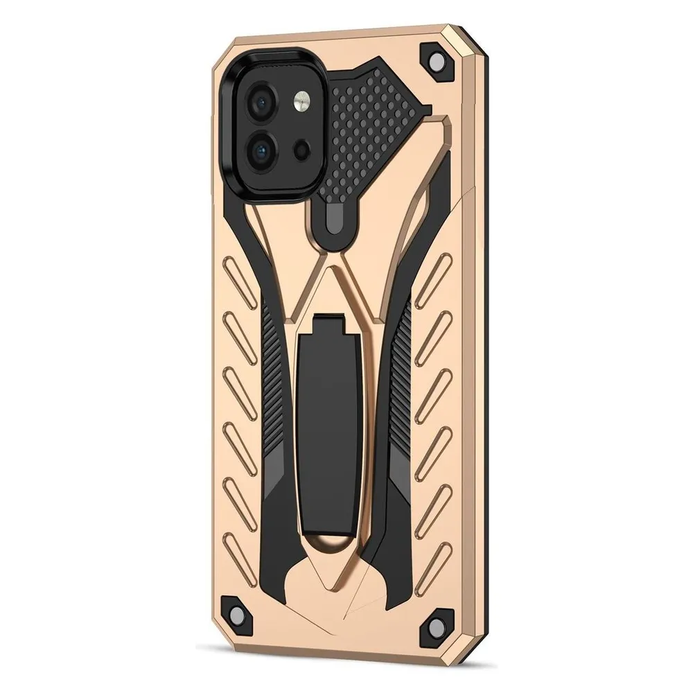 König Design Hülle Handy Schutz für Samsung Galaxy A03 Case Cover Tasche Etuis Bumper Halter (Samsung Galaxy A03)