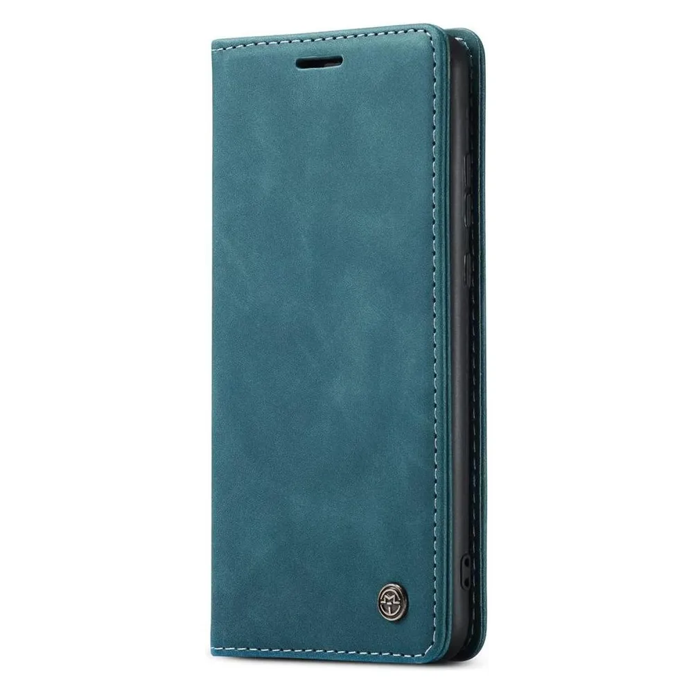 König Design Hülle Handy Schutz für Samsung Galaxy S21 Ultra Case Flip Cover Tasche Etui Blau (Samsung Galaxy S21 Ultra)