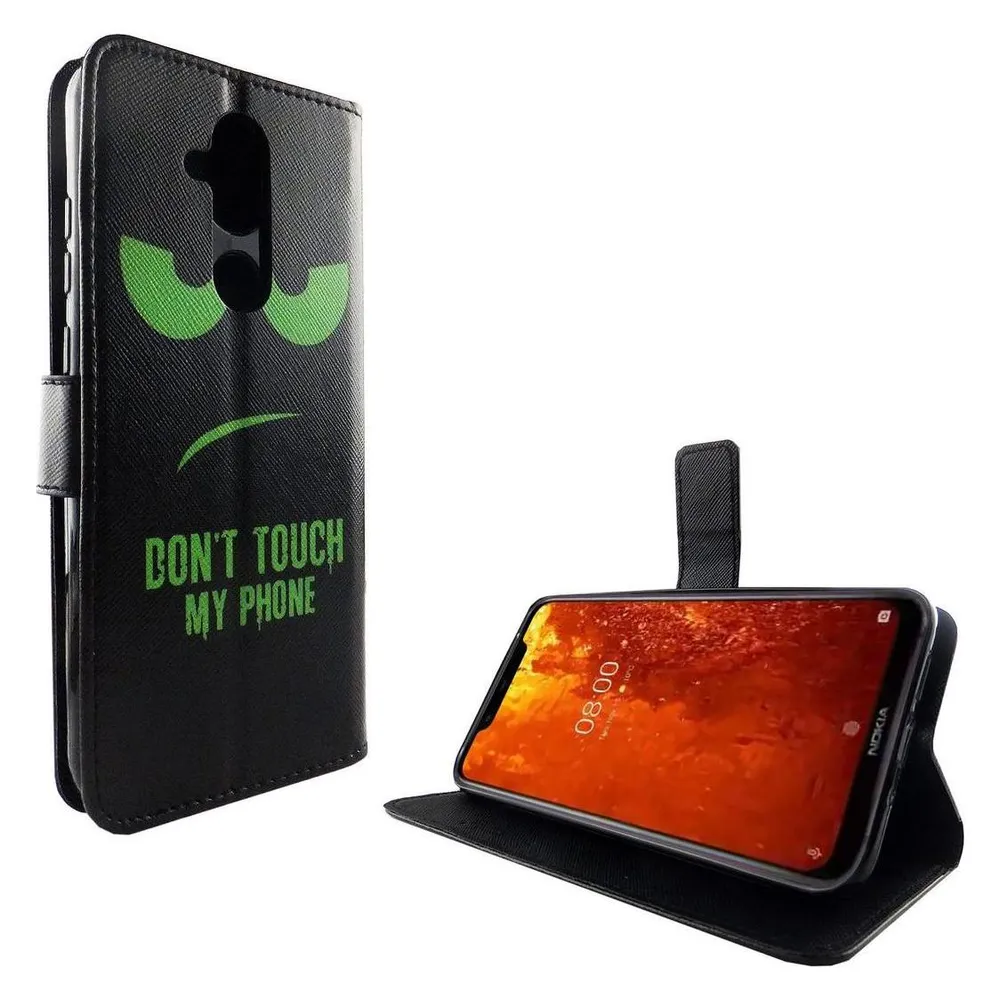 König Design Hülle Handy Schutz für Nokia 8.1 Case Cover Tasche Wallet Etui Handyhülle Bumper (Nokia 8.1)