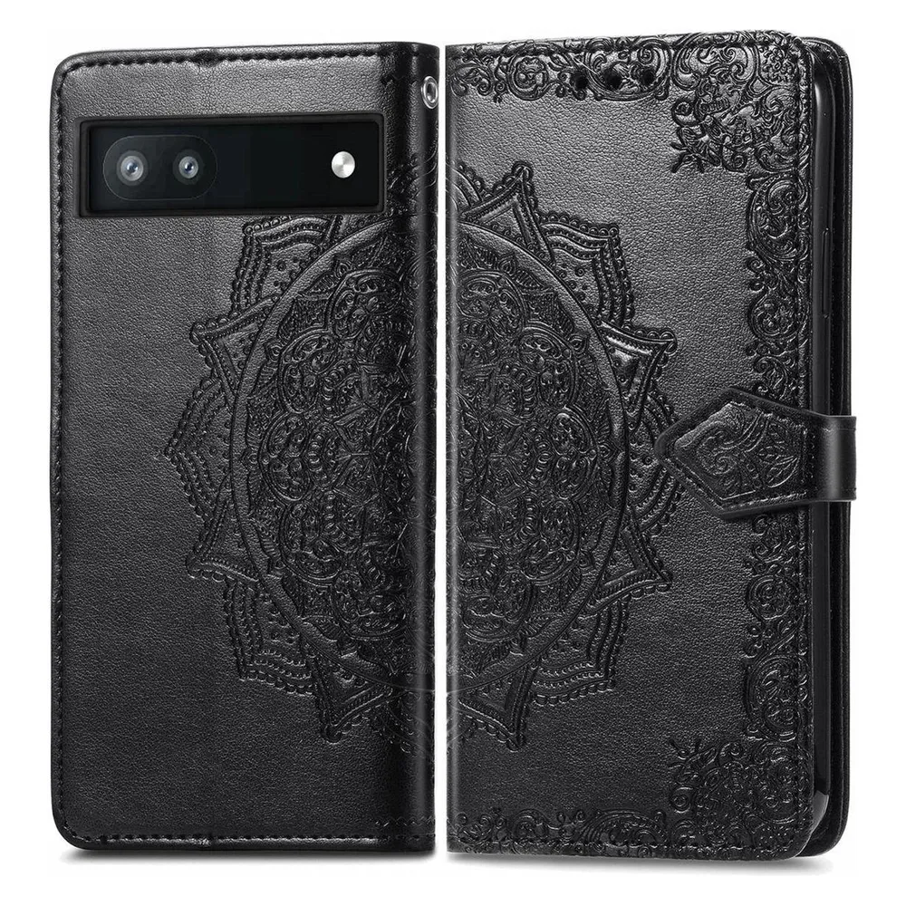 König Design Hülle Handy Schutz für Google Pixel 6a Case Cover Bumper Kartenfach Etuis Tasche (Google Pixel 6a)