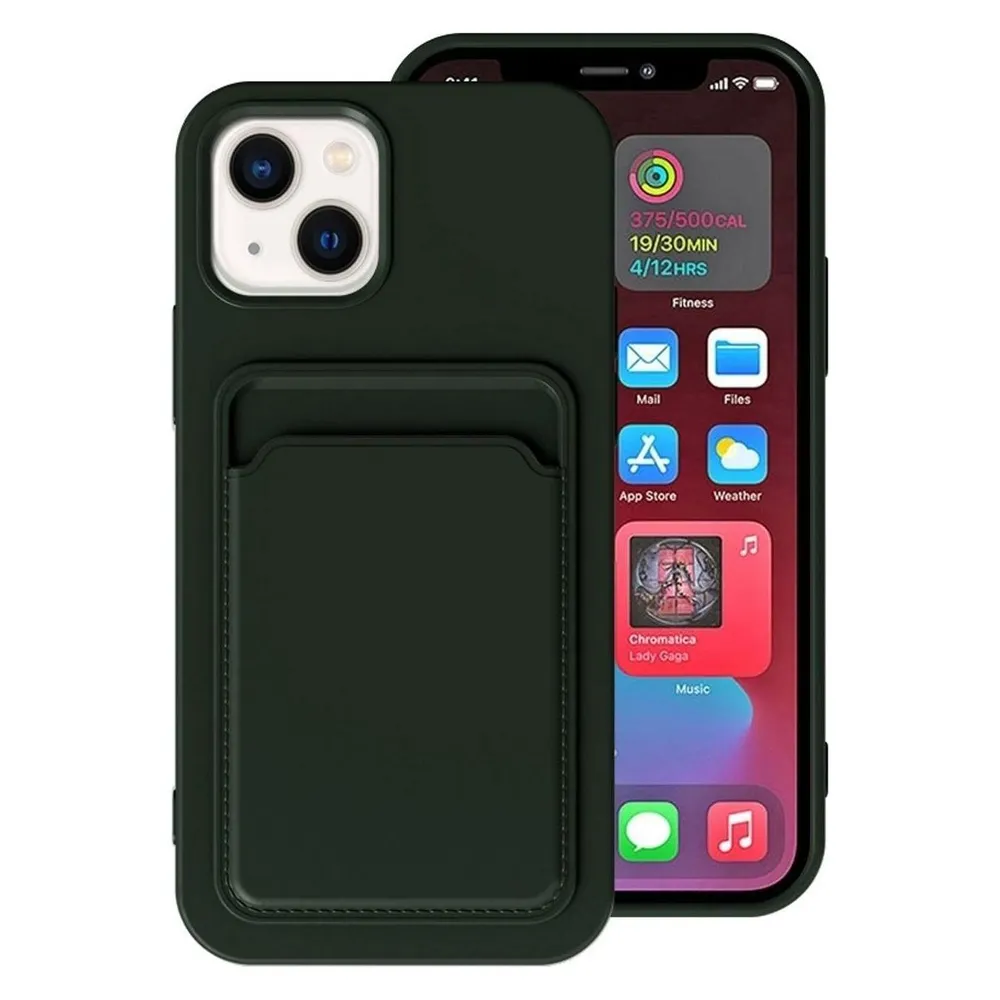König Design Hülle Handy Schutz für Apple iPhone 14 Serie Case Cover Bumper Kartenfach Etuis (Apple iPhone 14)