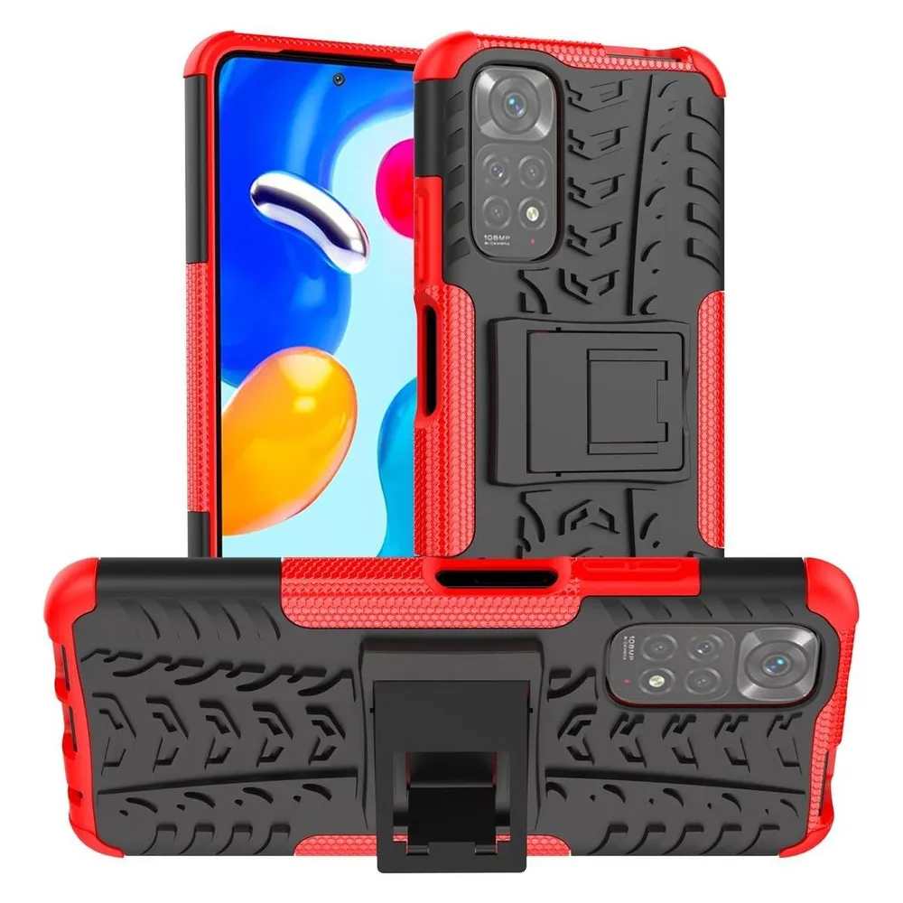 König Design Hülle Handy Schutz für Xiaomi Redmi Note 11 Case Cover Bumper Etuis Halter Neu (Xiaomi Redmi Note 11)