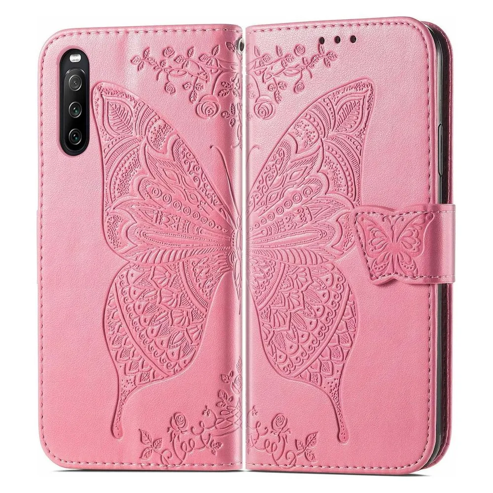 König Design Hülle Handy Schutz für Sony Xperia 10 III Case Flip Cover Tasche Etuis Bumper (Sony Xperia 10 III)