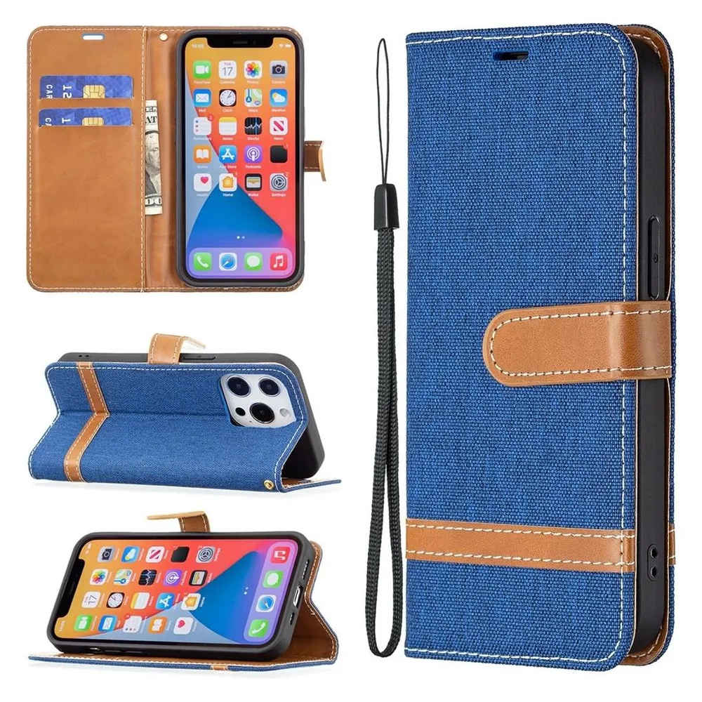 König Design Hülle Handy Schutz für Apple iPhone 13 mini Case Cover Tasche Etuis Bumper Blau (Apple iPhone 13 mini)