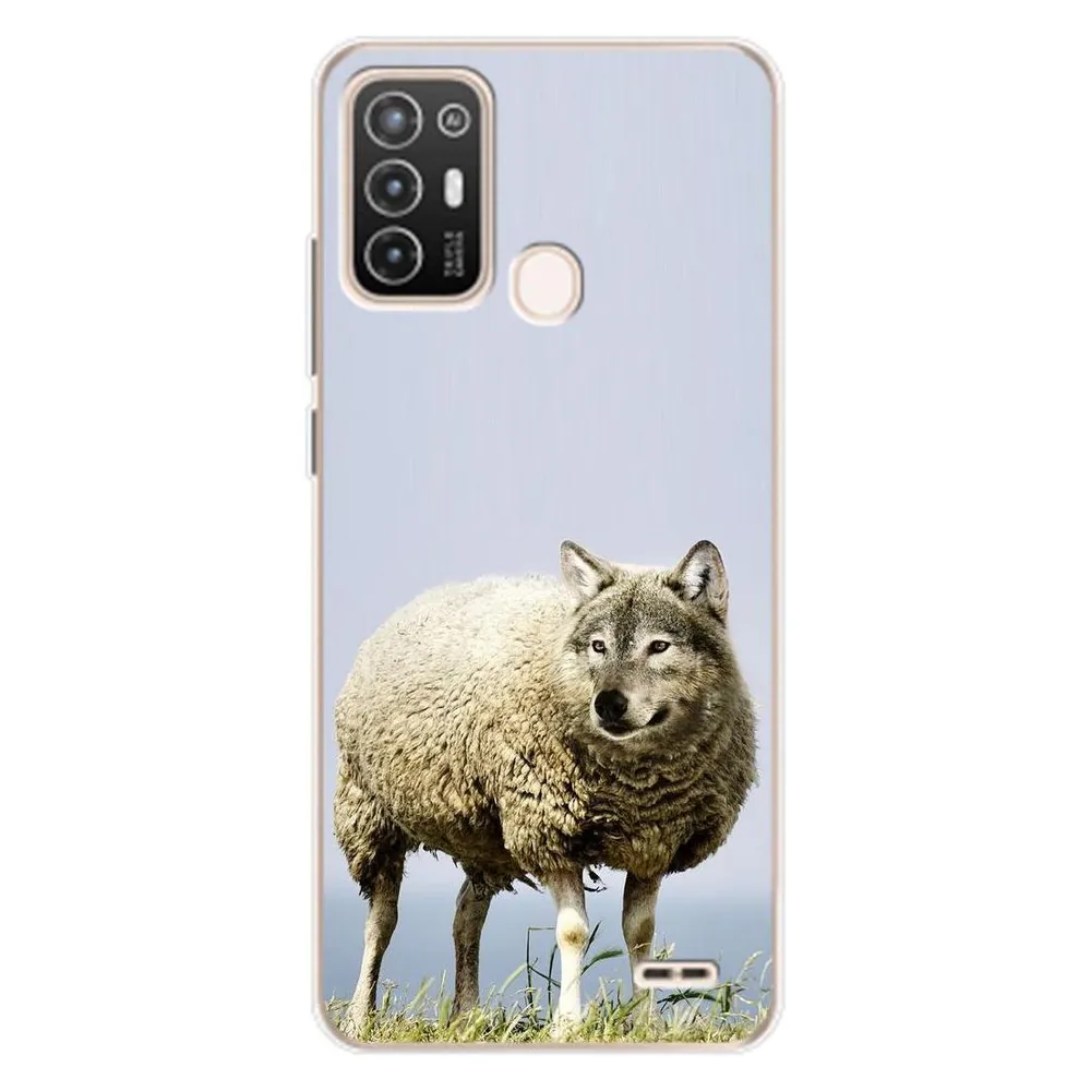 König Design Hülle Handy Schutz für ZTE Blade A52 Case Cover Tasche Bumper Etuis Backcover (ZTE Blade A52)