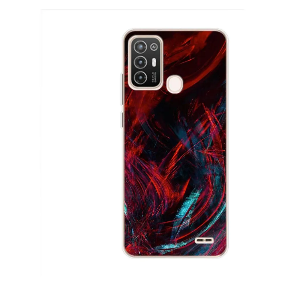 König Design Hülle Handy Schutz für ZTE Blade A52 Case Cover Tasche Bumper Etuis Backcover (ZTE Blade A52)