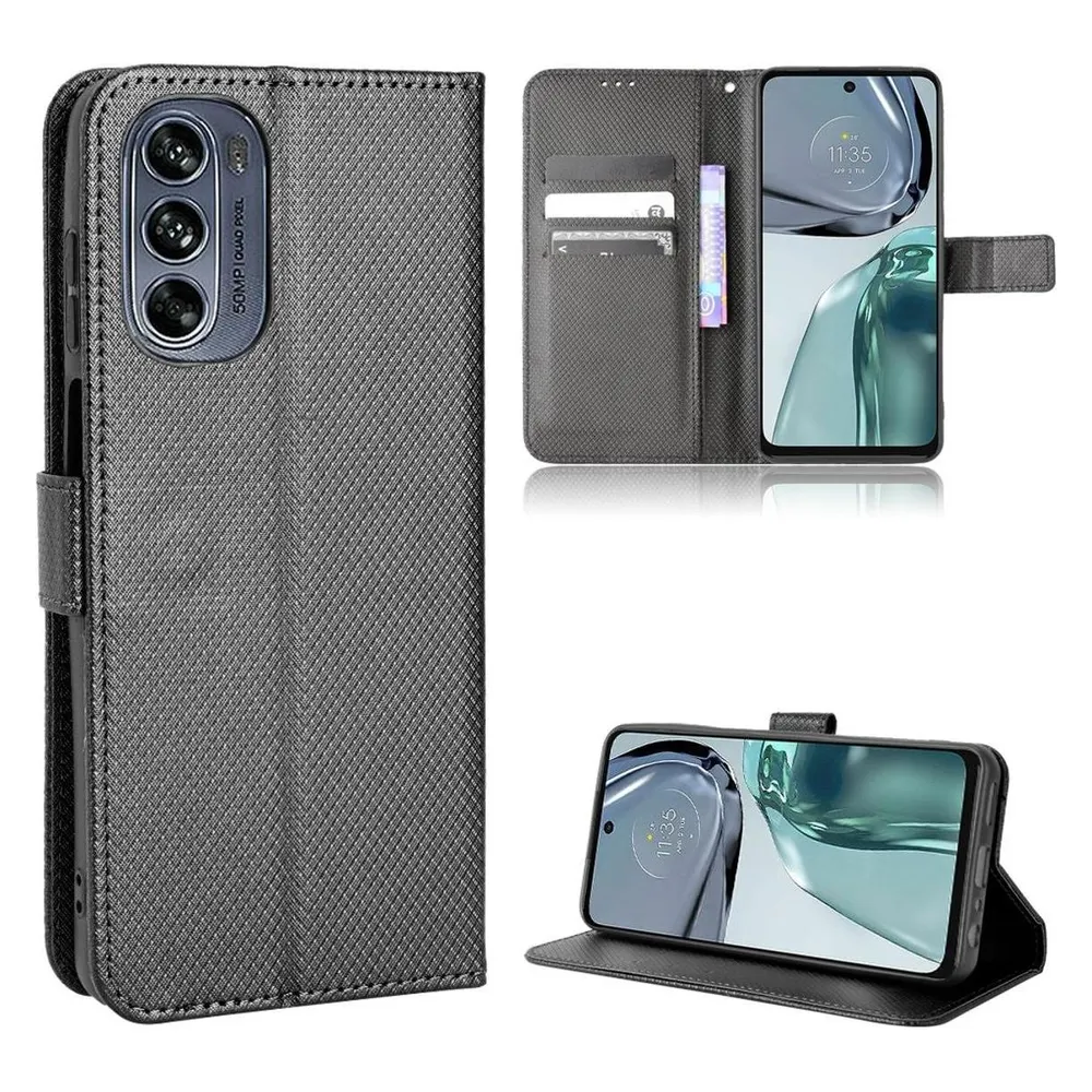 König Design Hülle Handy Schutz für Huawei Motorola Xiaomi ZTE Case Cover Bumper Wallet Etuis (Motorola Moto G62 5G)