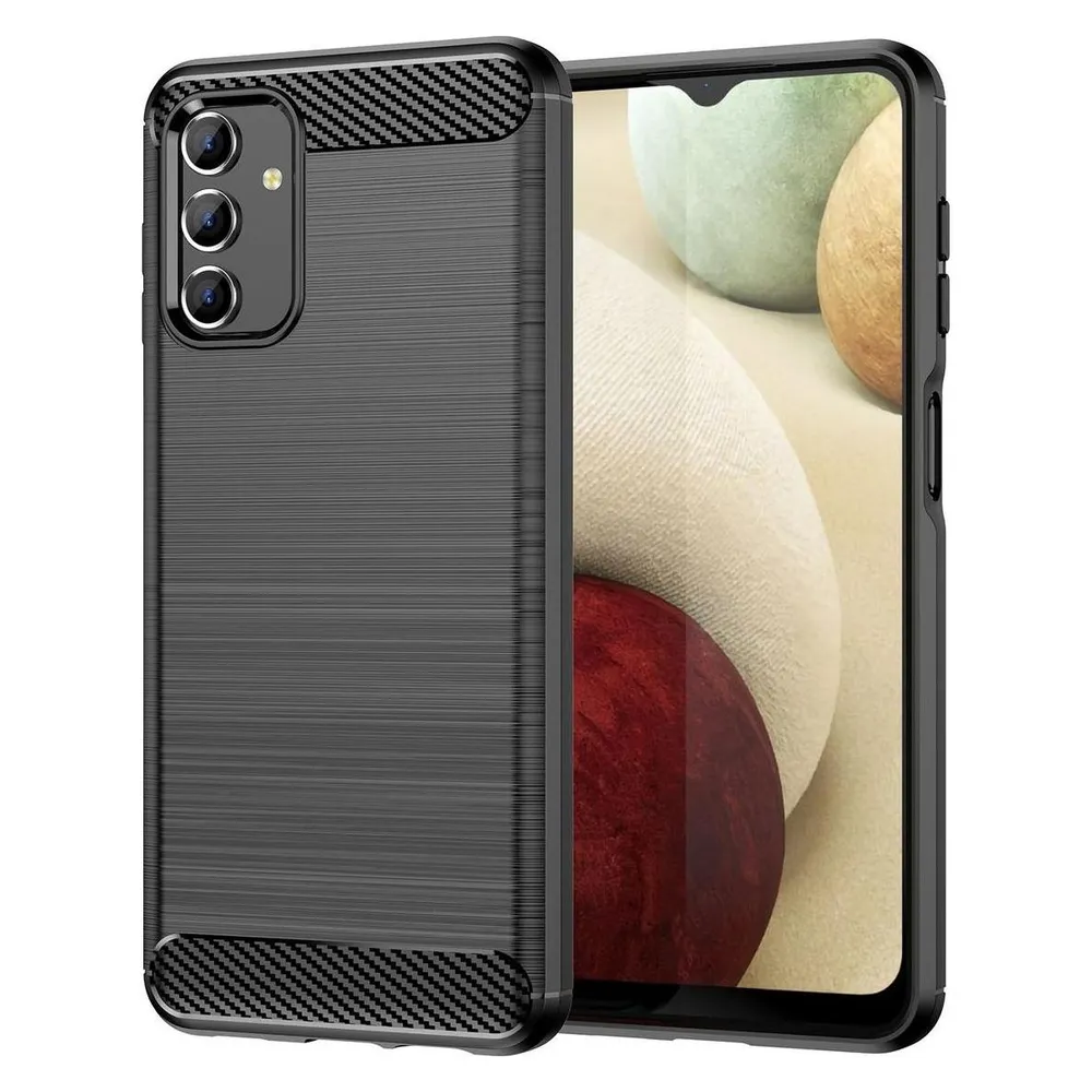 König Design Hülle Handy Schutz für Xiaomi Sony Samsung Case Cover Bumper Carbon Optik Etuis (Samsung Galaxy A04S)