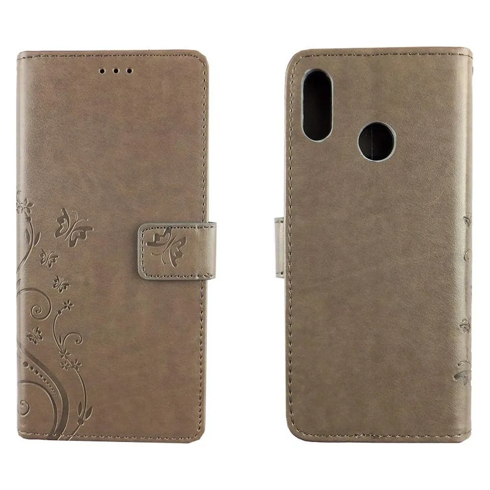 König Design Hülle Handy Schutz für Huawei P20 Lite Case Cover Tasche Wallet Etui Handyhülle (Huawei P20 Lite)