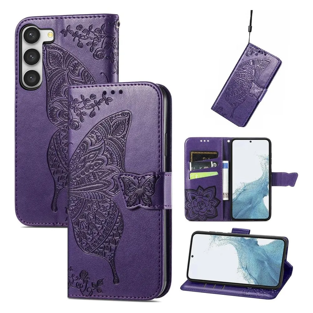 König Design Hülle Handy Schutz für Samsung Galaxy S23 Plus Ultra Case Cover Tasche Wallet (Samsung Galaxy S23+)
