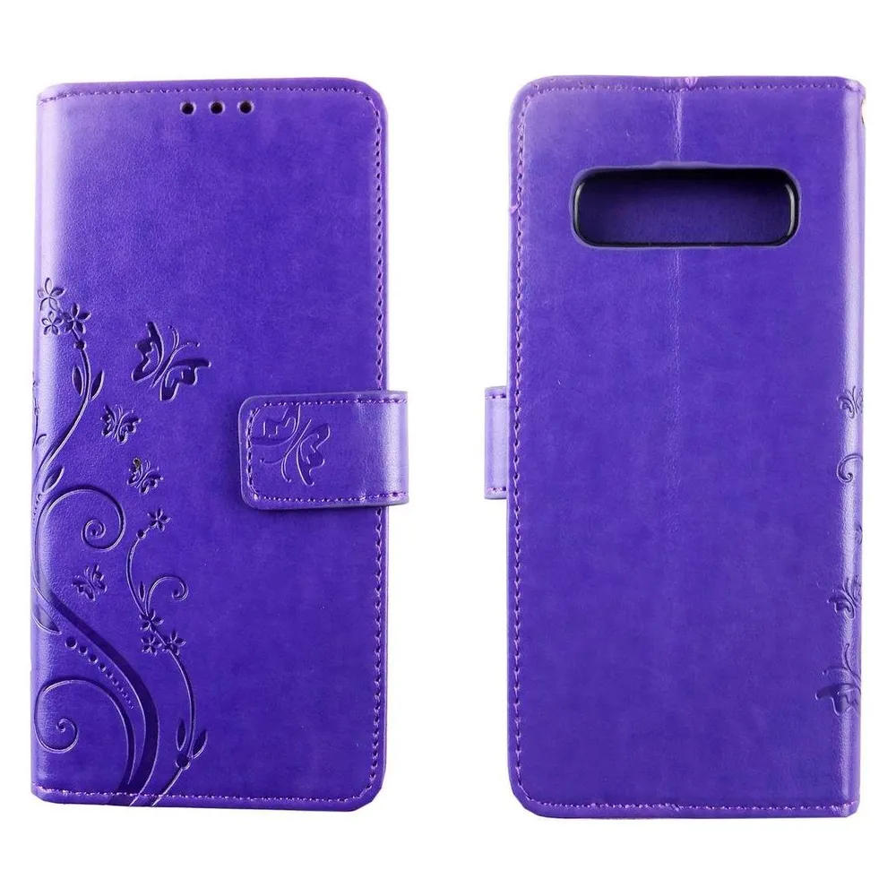 König Design Hülle Handy Schutz für Samsung Galaxy S10 Case Cover Tasche Wallet Etui Bumper (Samsung Galaxy S10)