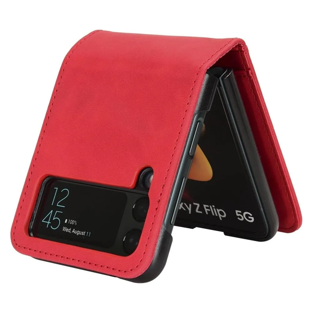 König Design Hülle Handy Schutz für Samsung Galaxy Z Flip3 Flip4 5G Case Cover Tasche Etuis (Samsung Galaxy Z Flip3 5G)