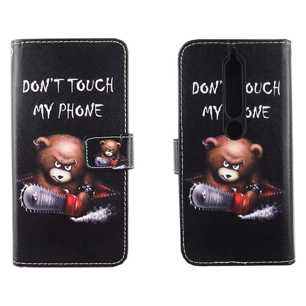 König Design Hülle Handy Schutz für Nokia 6 (2018) Case Cover Tasche Wallet Etui Haynhülle (Nokia 6 (2018))