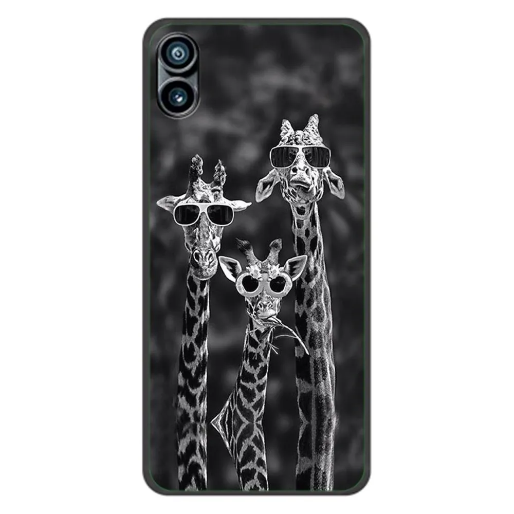 König Design Hülle Handy Schutz für Nothing Phone 1 Case Cover Tasche Bumper Etuis TPU Neu (Nothing Phone (1))