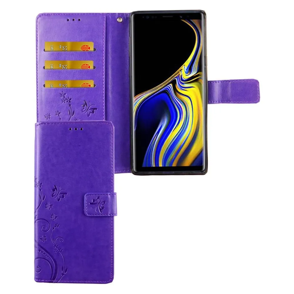 König Design Hülle Handy Schutz für Samsung Galaxy Note 9 Case Cover Tasche Wallet Etui Neu (Samsung Galaxy Note 9)