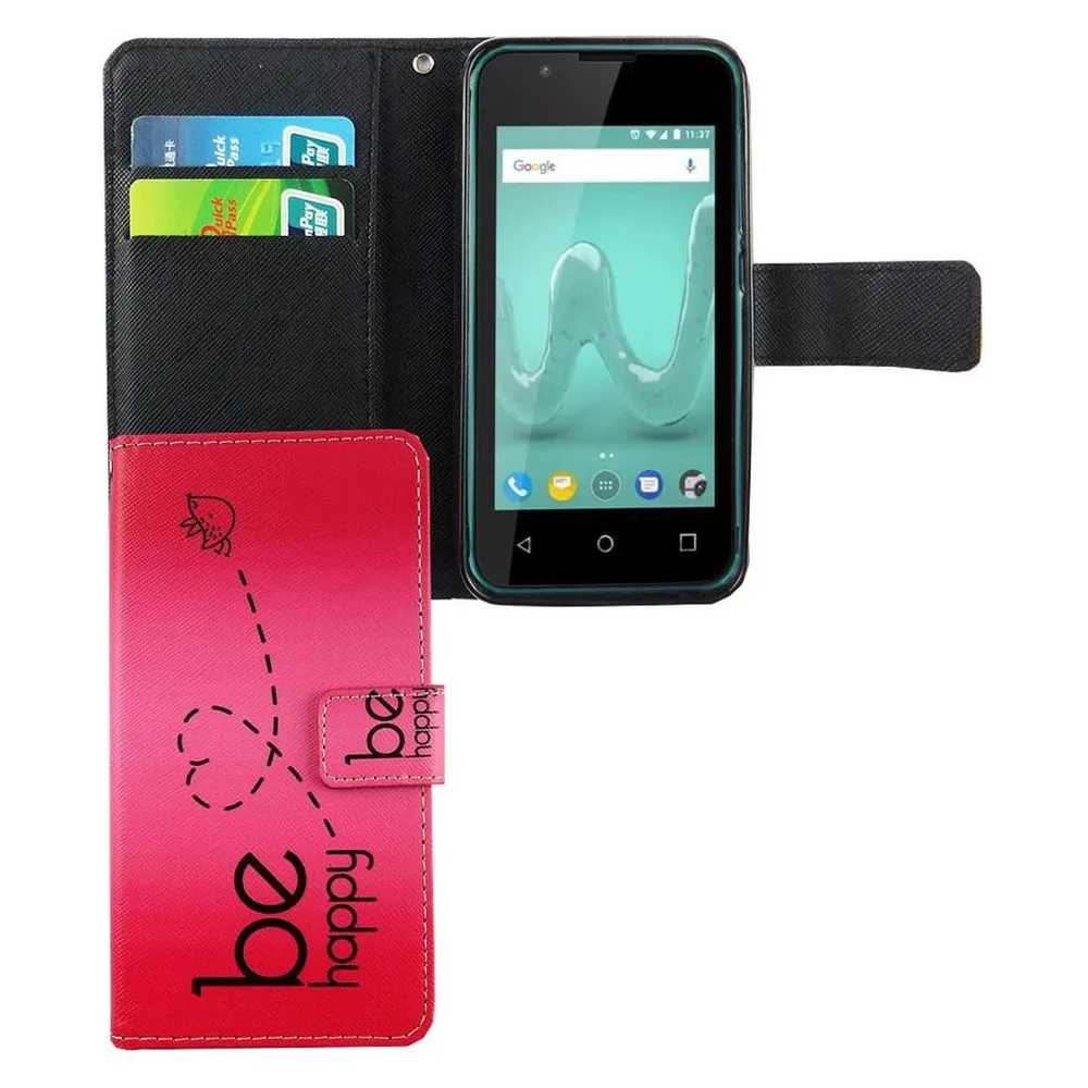 König Design Hülle Handy Schutz für Wiko Sunny 2 Case Cover Tasche Wallet Etui Handyhülle Neu (Wiko Sunny 2)