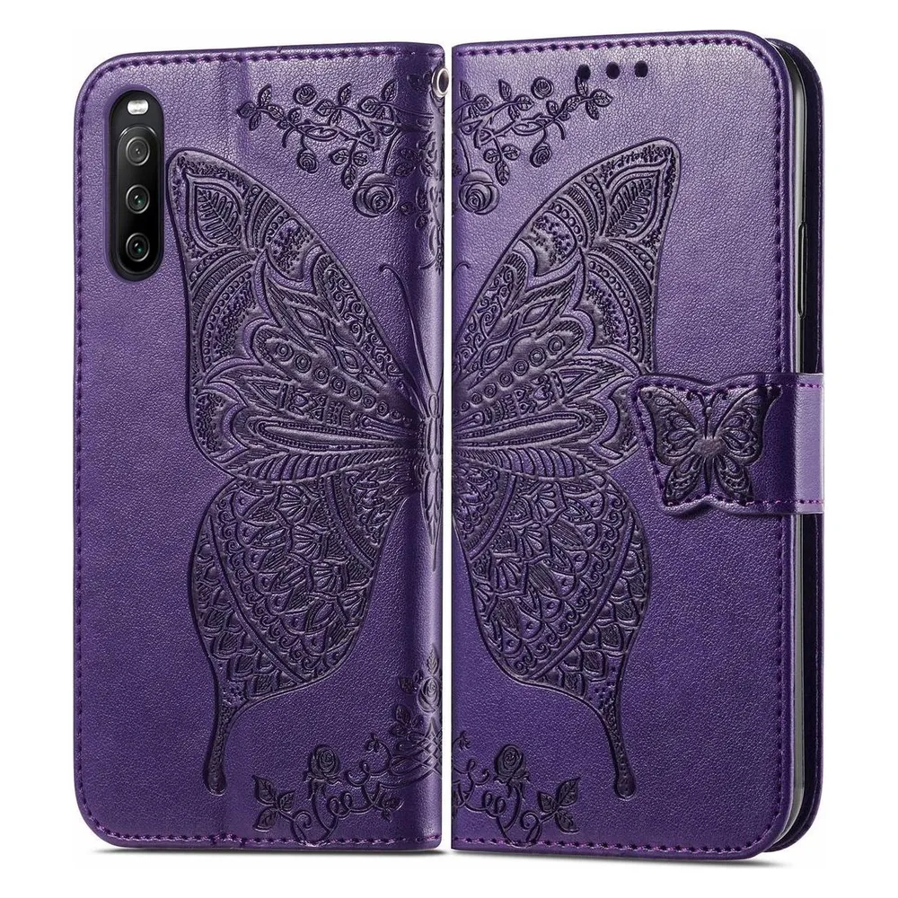 König Design Hülle Handy Schutz für Sony Xperia 10 III Case Flip Cover Tasche Etuis Bumper (Sony Xperia 10 III)