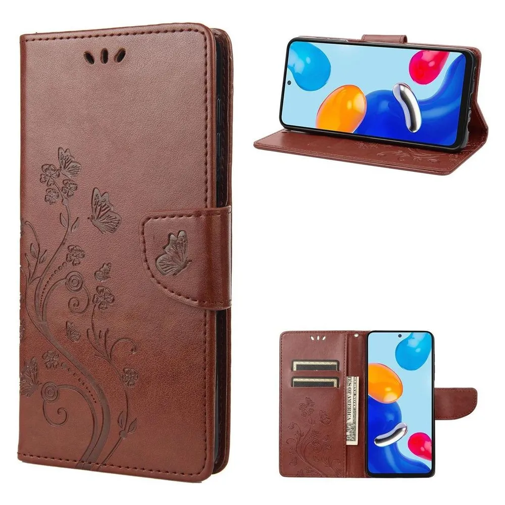 König Design Hülle Handy Schutz für Xiaomi Redmi Note 11 Case Cover Tasche Etui Bumper Wallet (Xiaomi Redmi Note 11)