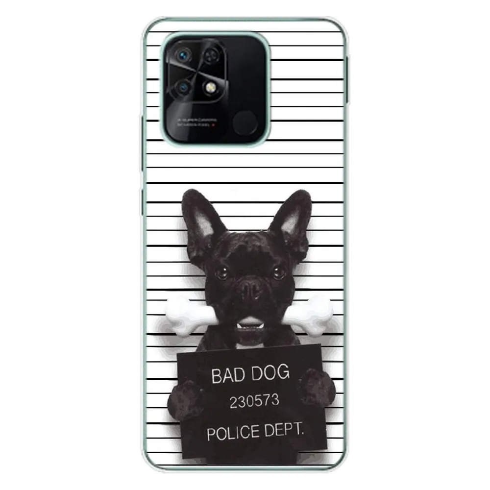 König Design Hülle Handy Schutz für Xiaomi Redmi 10C Case Cover Tasche Bumper Etuis TPU Neu (Xiaomi Redmi 10C)