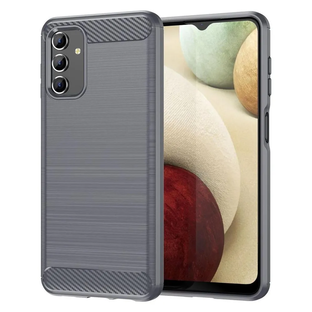 König Design Hülle Handy Schutz für Xiaomi Sony Samsung Case Cover Bumper Carbon Optik Etuis (Samsung Galaxy A04S)