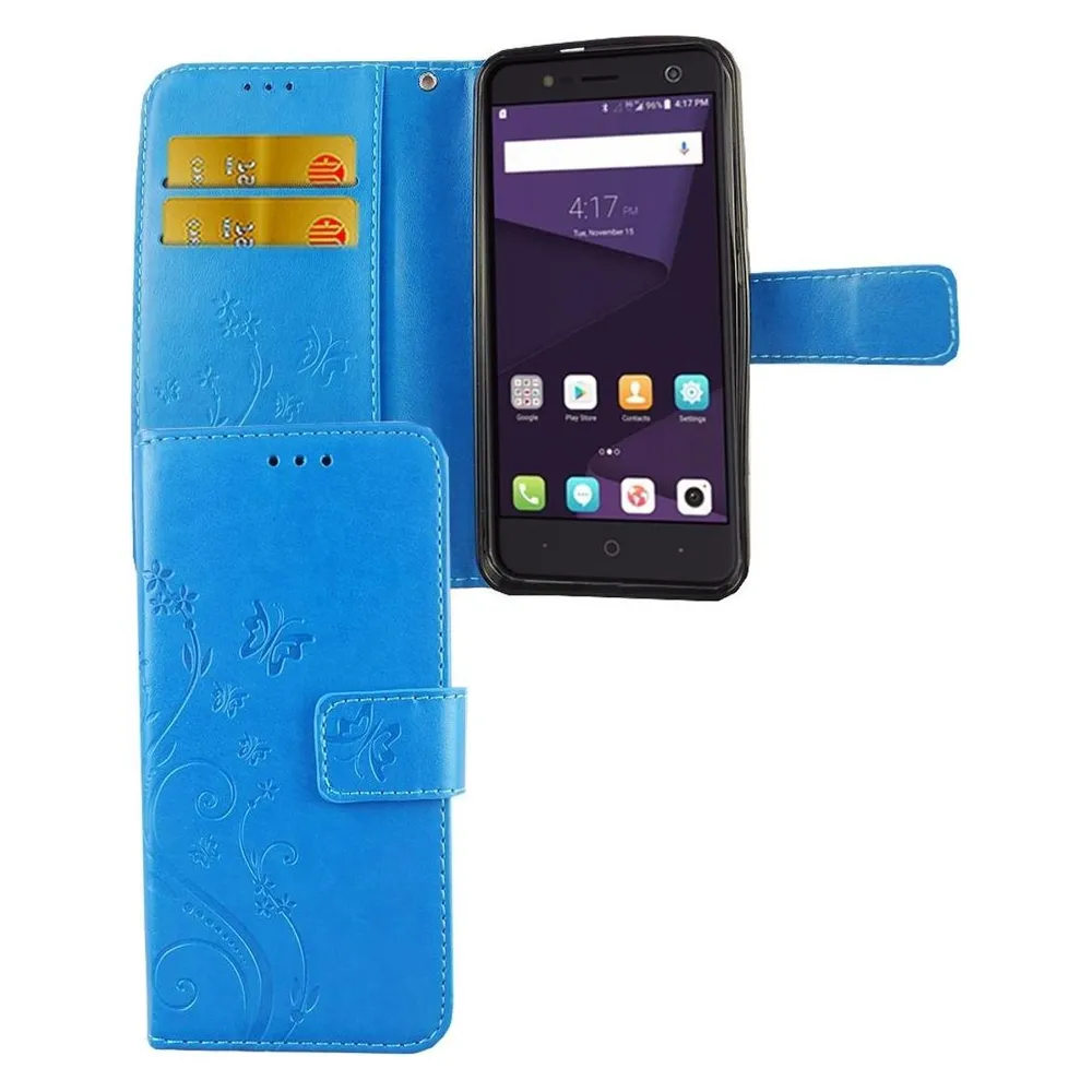 König Design Hülle Handy Schutz für ZTE Blade V8 Lite Case Cover Tasche Wallet Etui Bumper (ZTE Blade V8 Lite)