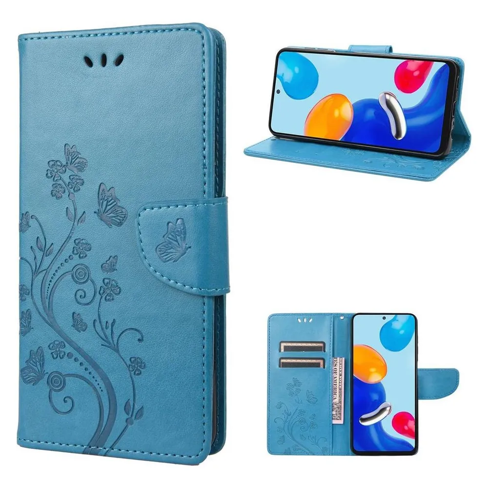 König Design Hülle Handy Schutz für Xiaomi Redmi Note 11 Case Cover Tasche Etui Bumper Wallet (Xiaomi Redmi Note 11)