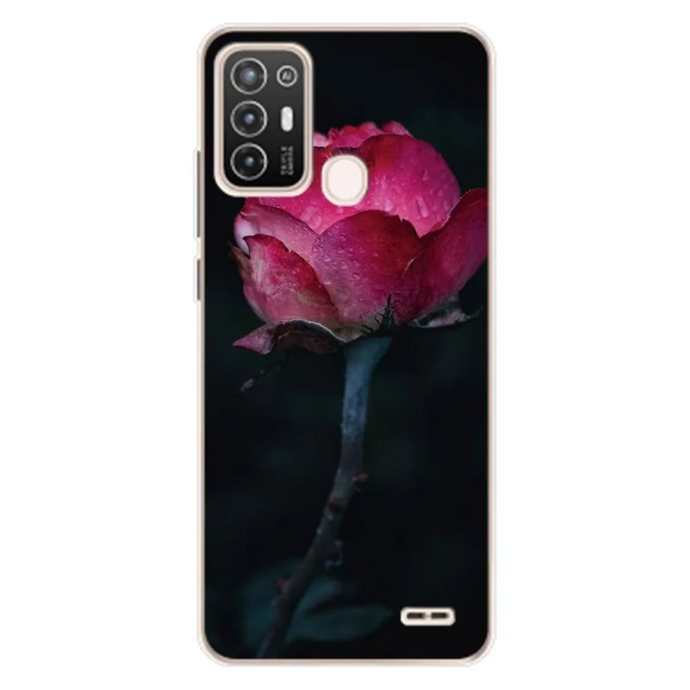 König Design Hülle Handy Schutz für ZTE Blade A52 Case Cover Tasche Bumper Etuis Backcover (ZTE Blade A52)