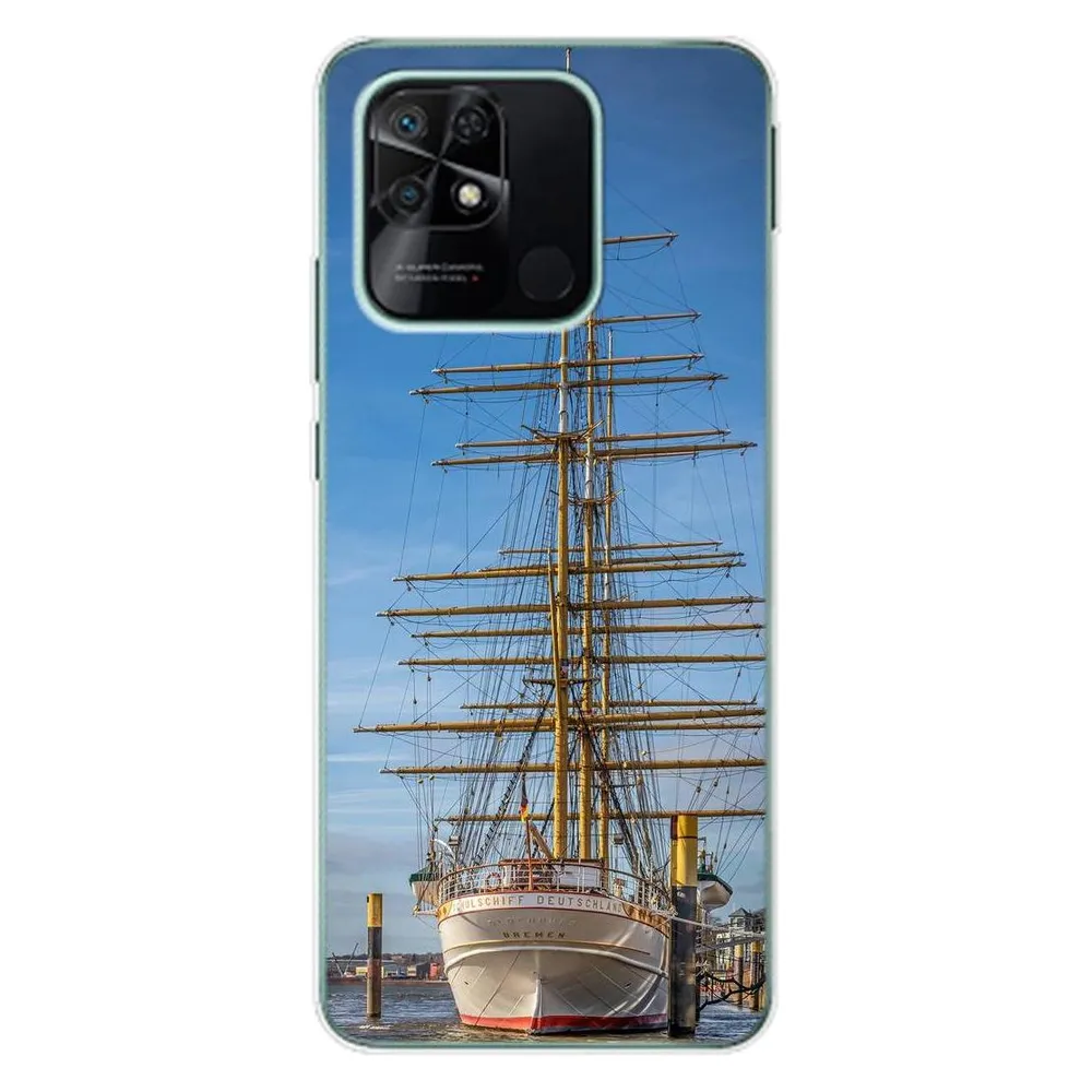 König Design Hülle Handy Schutz für Xiaomi Redmi 10C Case Cover Tasche Bumper Etuis TPU Neu (Xiaomi Redmi 10C)