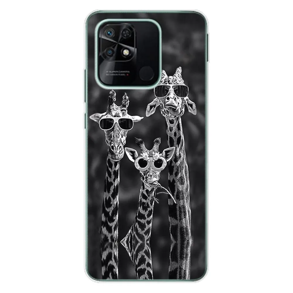 König Design Hülle Handy Schutz für Xiaomi Redmi 10C Case Cover Tasche Bumper Etuis TPU Neu (Xiaomi Redmi 10C)