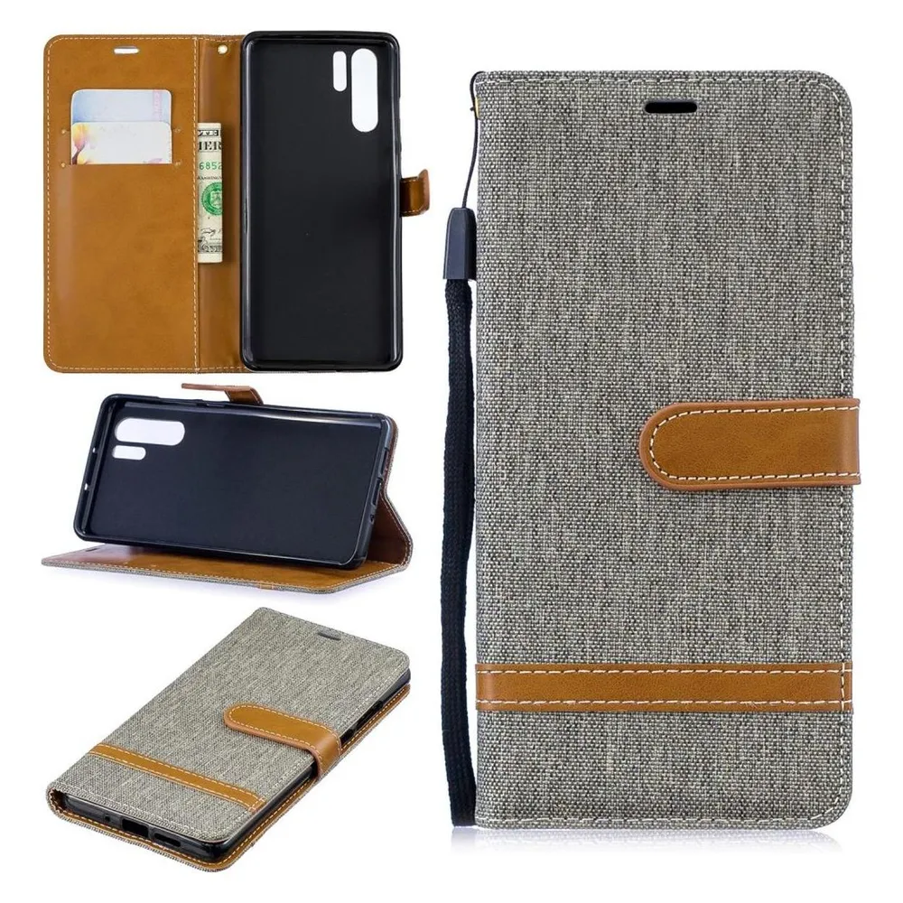 König Design Hülle Handy Schutz für Huawei P30 Pro Case Cover Tasche Wallet Etui Handyhülle (Huawei P30 Pro)