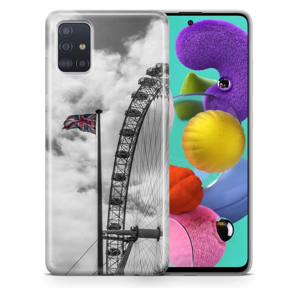 König Design Hülle Handy Schutz für Samsung Galaxy A20 Case Cover Tasche Bumper Etuis TPU Neu (Samsung Galaxy A20)