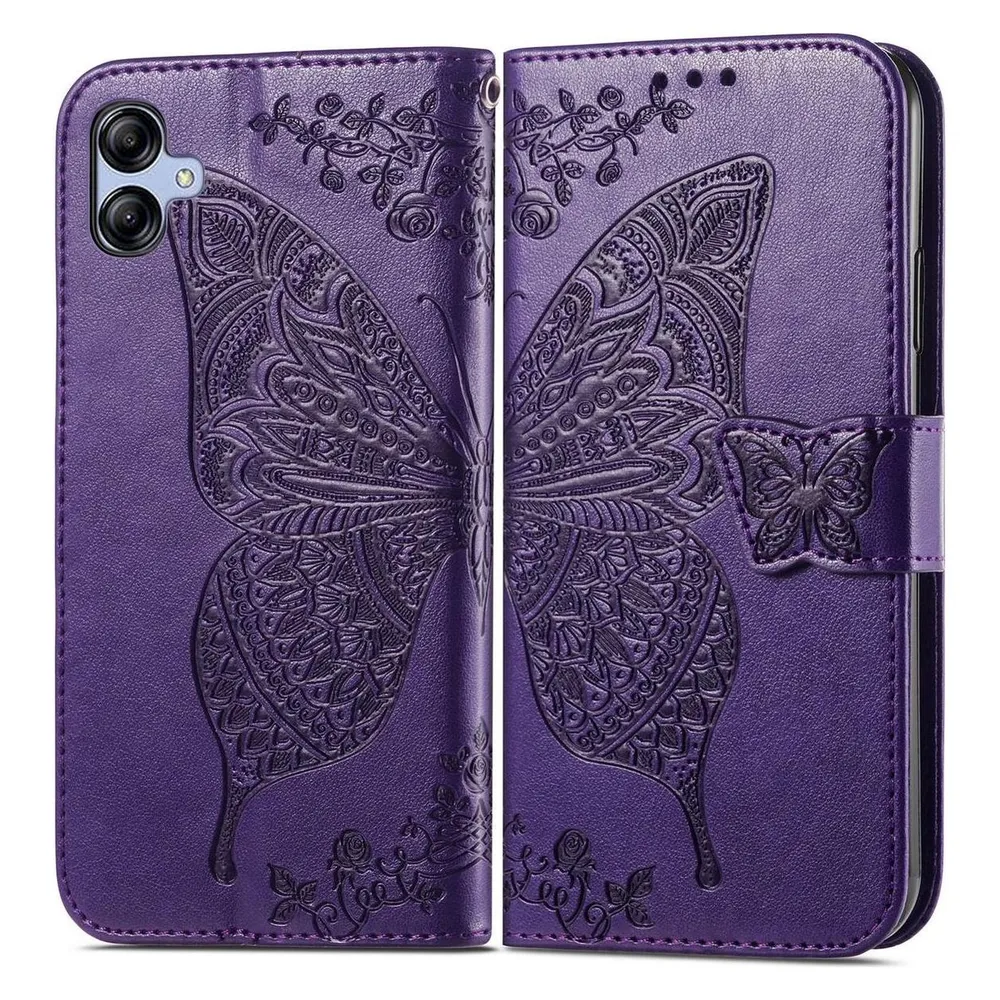 König Design Hülle Handy Schutz für Samsung Galaxy A04e F04 M04 Case Cover Tasche Wallet Etui (Samsung Galaxy A04e)