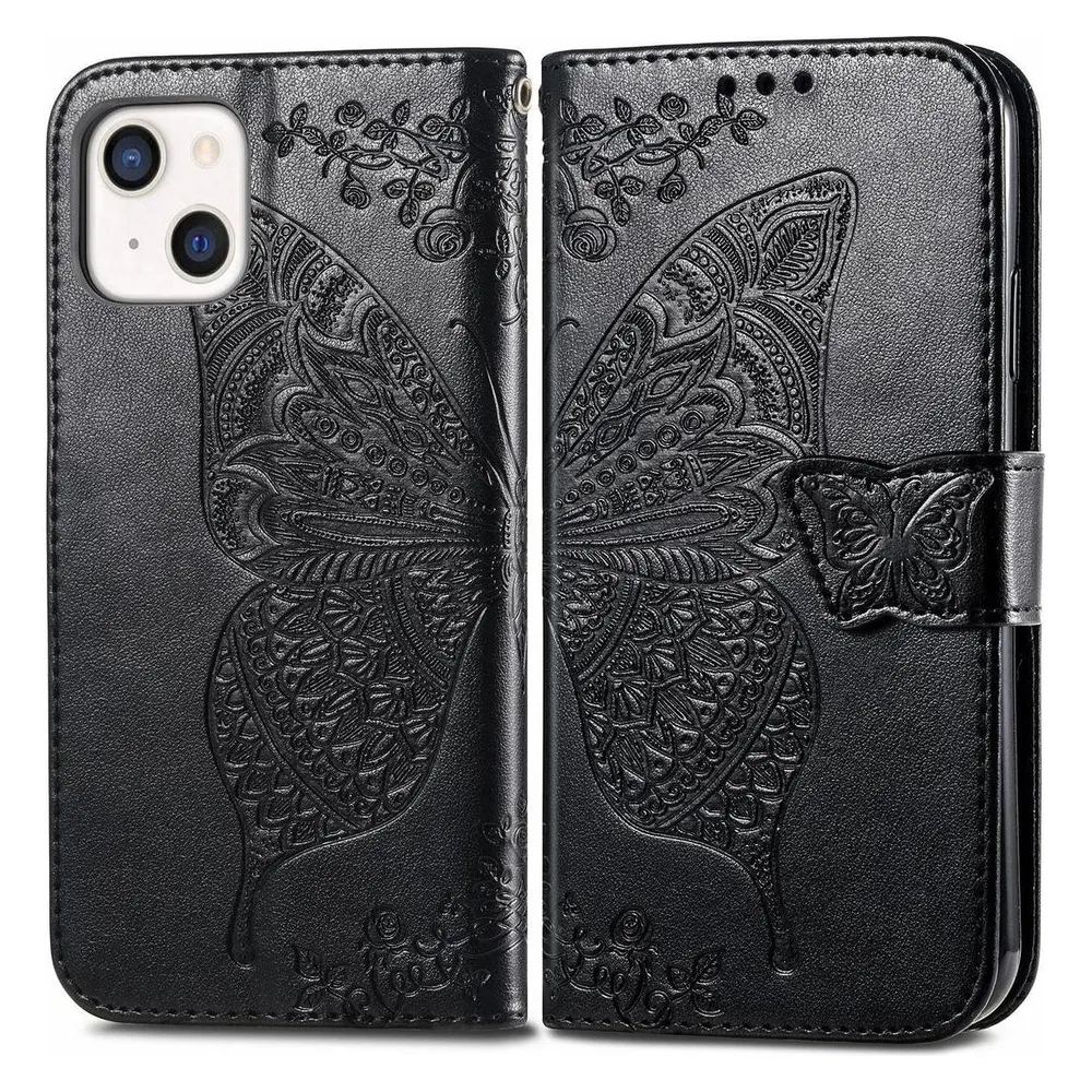 König Design Hülle Handy Schutz für Apple iPhone 13 mini Case Cover Tasche Etuis Schwarz Neu (Apple iPhone 13 mini)
