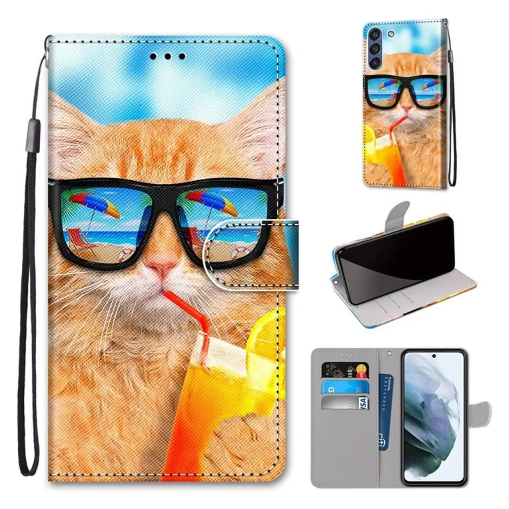 König Design Hülle Handy Schutz für Samsung Galaxy S21 FE Case Flip Cover Tasche Etui Bumper (Samsung Galaxy S21 FE)